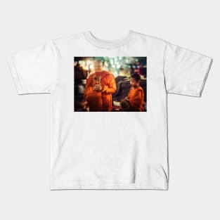 Monk and Little Monk Thailand Kids T-Shirt